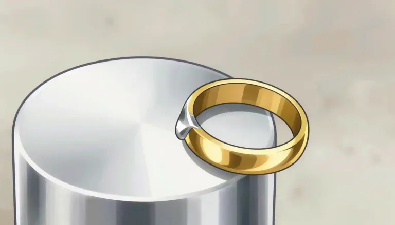 Visual representation of "rhodium" - A chemical element, shiny, silver-white, and very hard. Rhodium is often used as a protective coating for other metals.