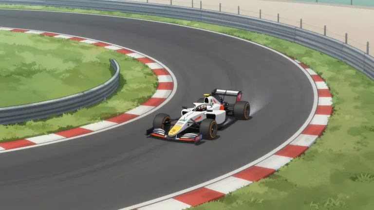 Visual representation of "chicane" - A series of tight turns in a sequence in car racing to slow vehicles