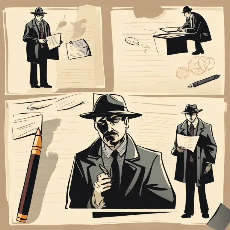 Visual representation of "under cover" - Acting or done in secret