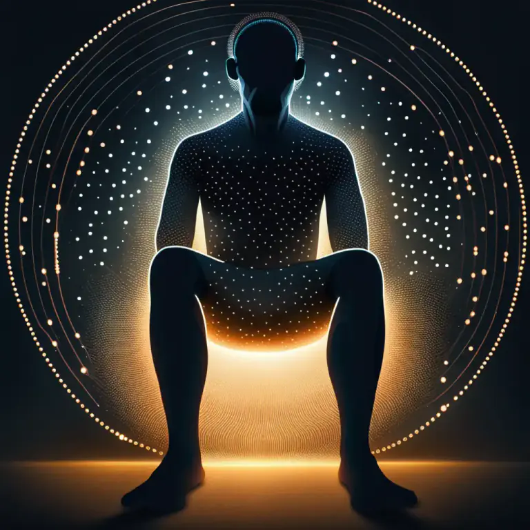 Visual representation of "go to sleep" - To become numb, as with a body part due to poor circulation