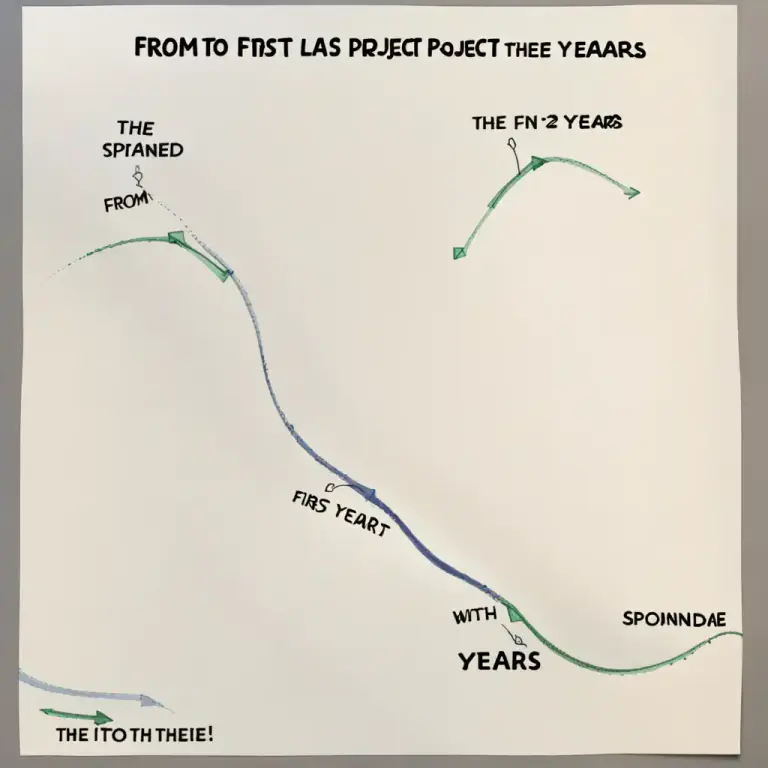 Visual representation of "first and last" - Referring to the whole extent of time, from the beginning to the end.