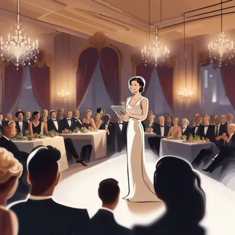 Visual representation of "banquet" - An official or formal dinner for many people, usually for a specific event