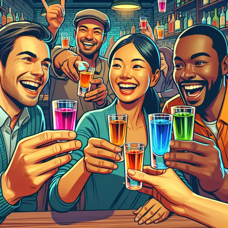 Visual representation of "kamikaze" - A type of strong alcoholic drink.