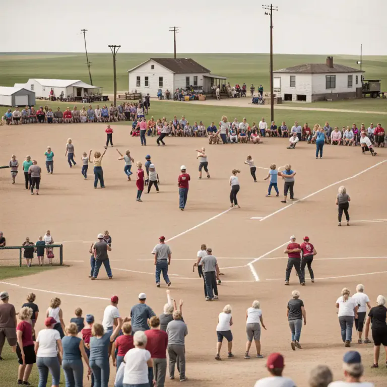 Visual representation of "moth" - A type of softball game played only in Day County, South Dakota