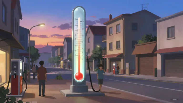 Visual representation of "thermometer" - An object or method that indirectly shows a particular situation or condition