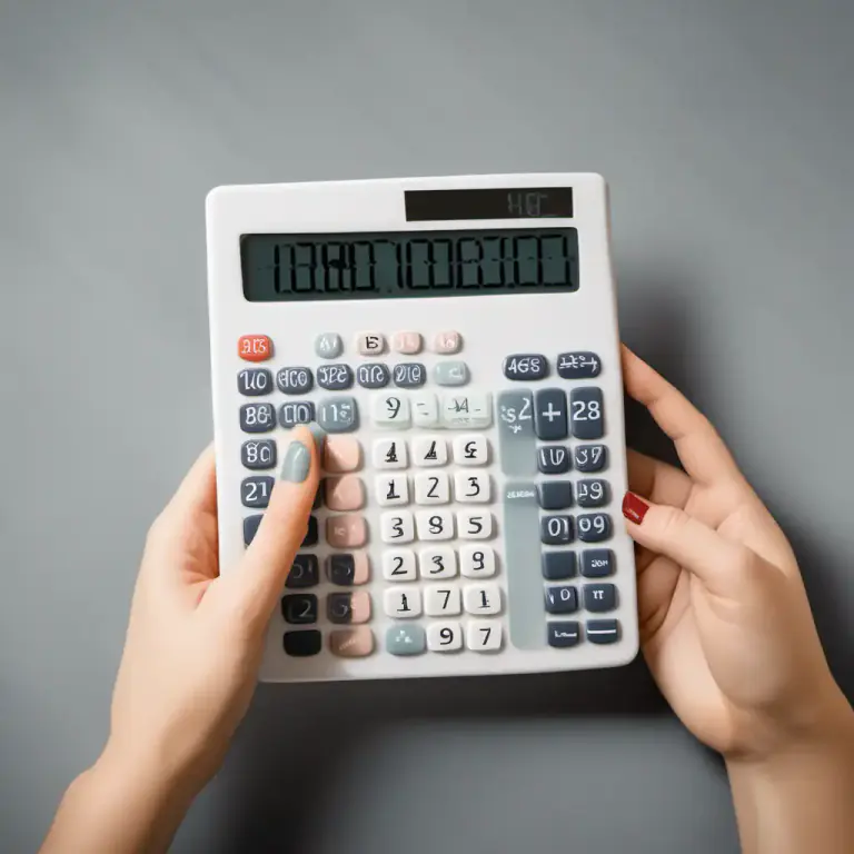 Visual representation of "factor" - To consider or include something in making a calculation or decision.