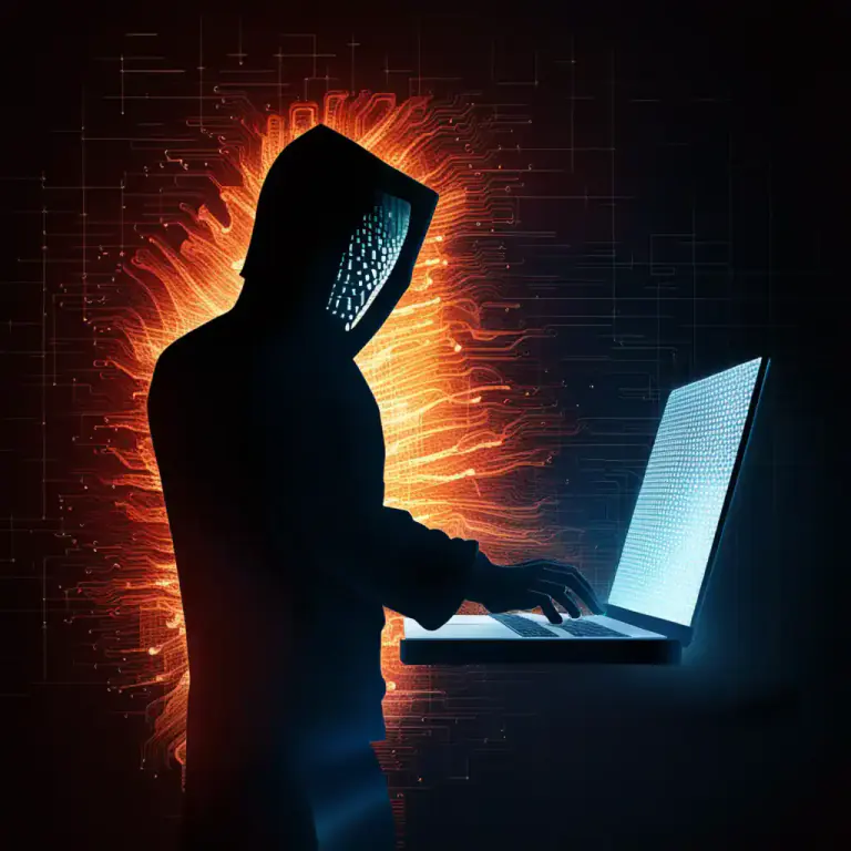 Visual representation of "penetrate" - in computer science, to break into a computer system, often for illegal purposes