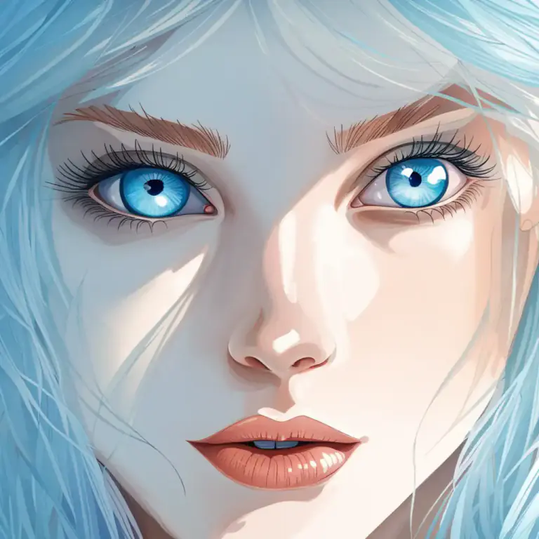 Visual representation of "light" - Pale in color