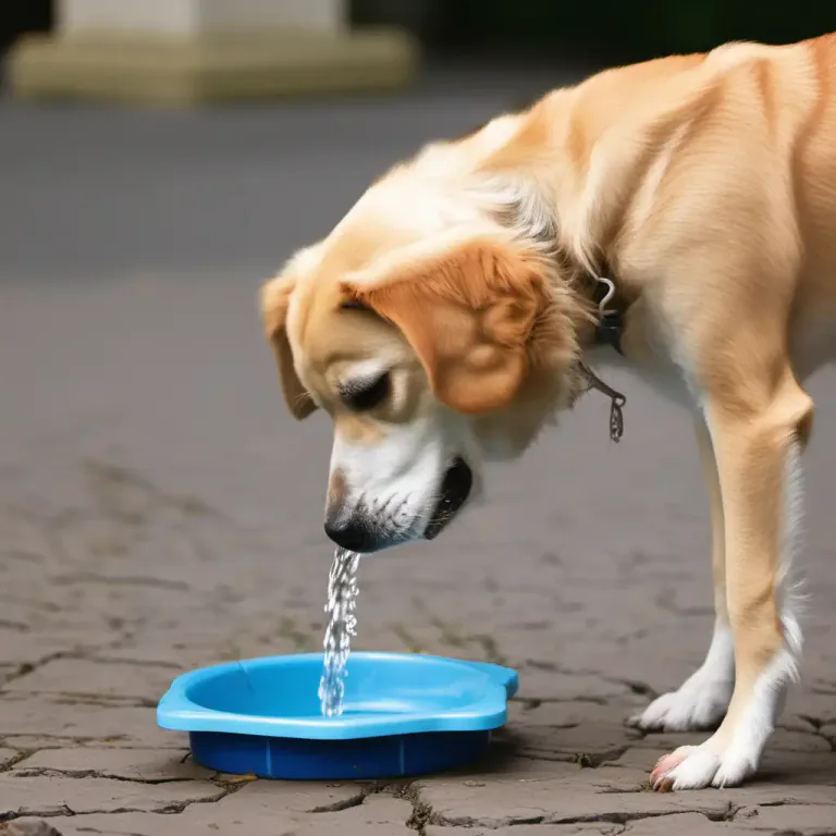 Visual representation of "lap" - With their tongue, when an animal drinks water.