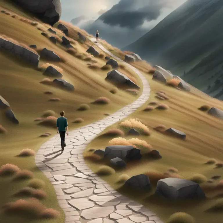 Visual representation of "the soft/easy option" - A choice or path that is perceived as easier or less challenging than other options
