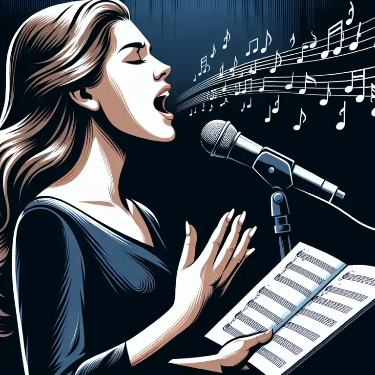 Visual representation of "soprano" - A part of a musical work that is written for a soprano voice.