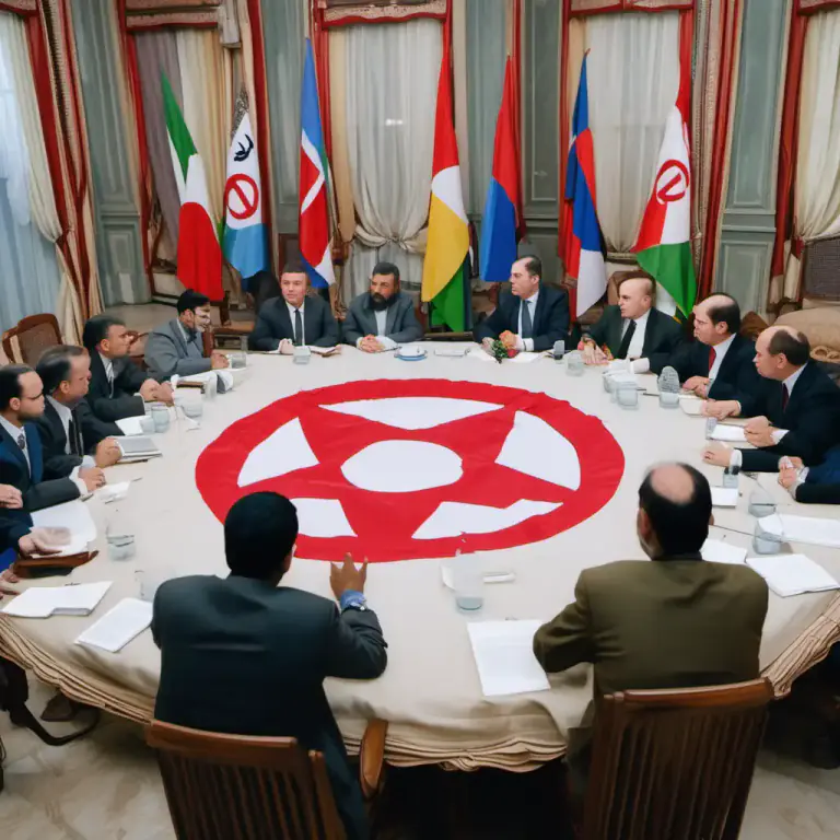 Visual representation of "dialogue" - A formal discussion or negotiation between two or more parties