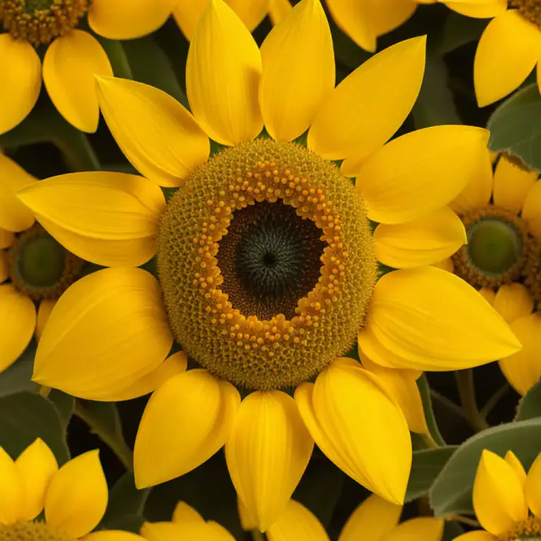 Visual representation of "disk" - The disk of a plant or a flower