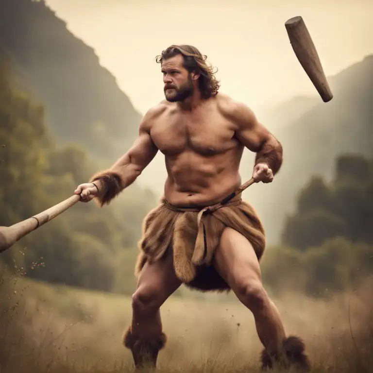 Visual representation of "clubber" - A person who uses a club as a weapon.