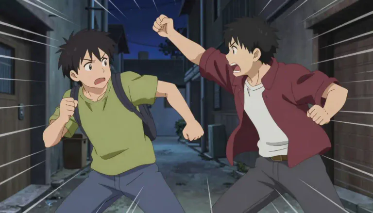 Visual representation of "assault" - A violent attack