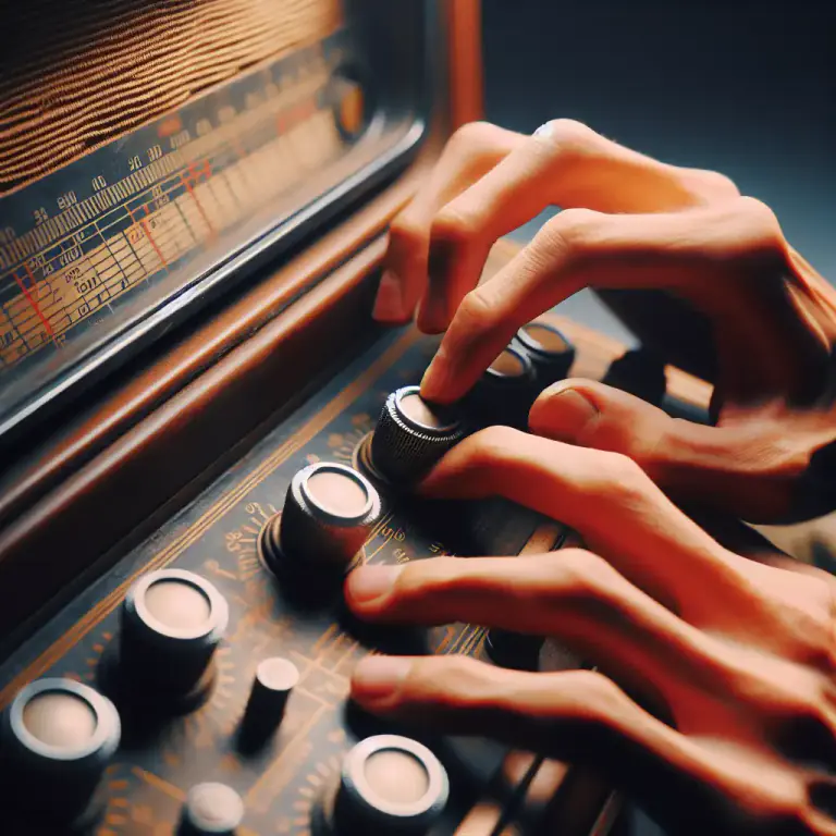 Visual representation of "twiddle" - To touch or move something to and fro lightly and idly