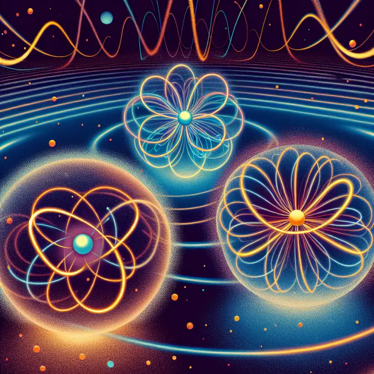 Visual representation of "tau" - An elementary particle in physics.