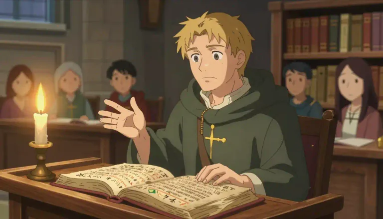 Visual representation of "exegete" - A person who interprets or explains a text, especially religious or scriptural texts.