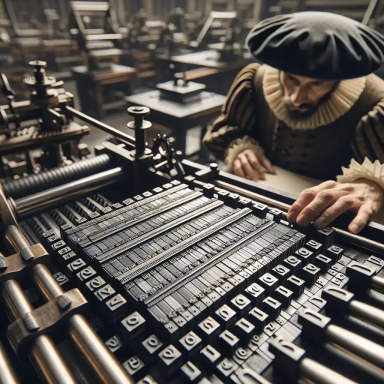 Visual representation of "leaded" - In printing, leaded type is spaced out with small strips of lead.