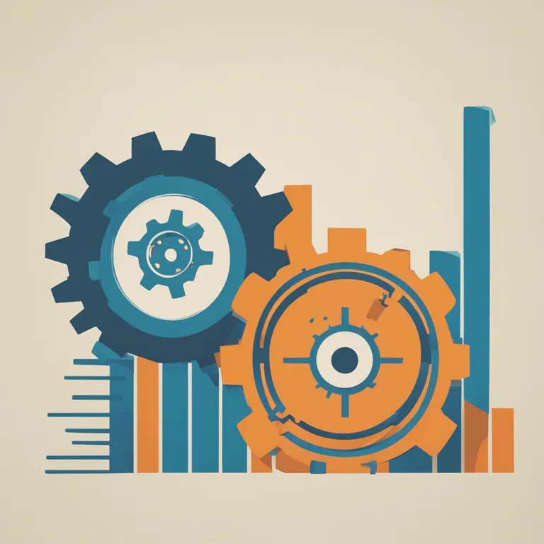 Visual representation of "gear" - A particular position or state of readiness