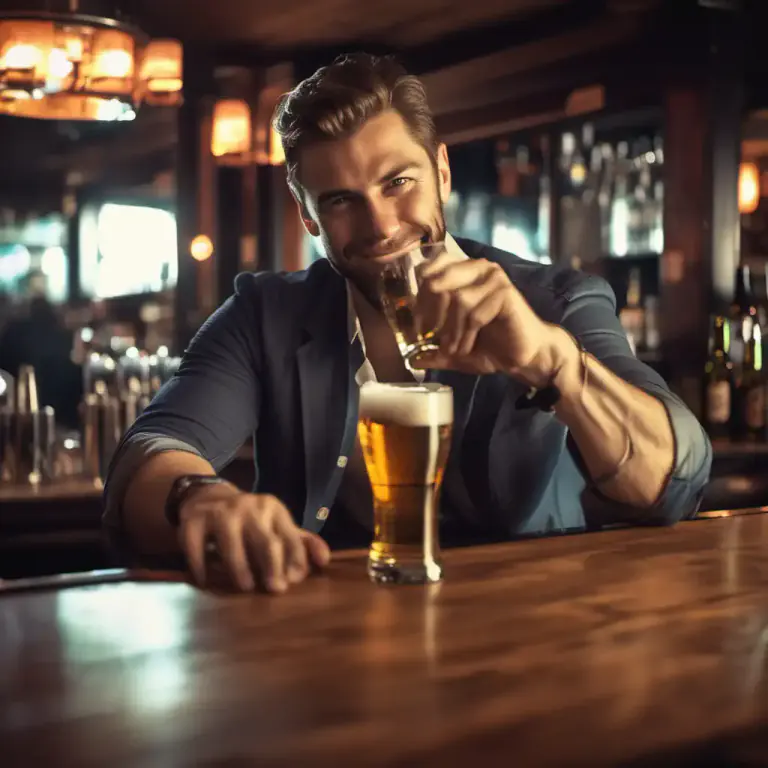 Visual representation of "knock back" - To drink something quickly, often alcohol.