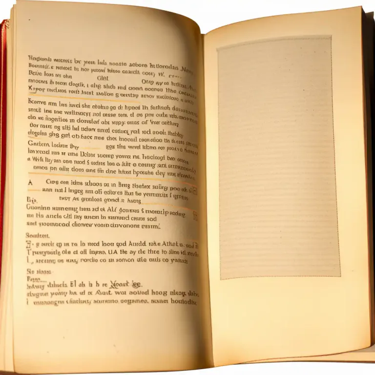 Visual representation of "postscript" - An additional remark or message added at the end of a book or other written work.