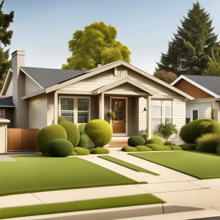 Visual representation of "ranch" - A style of one-story house usually with a low-pitched roof