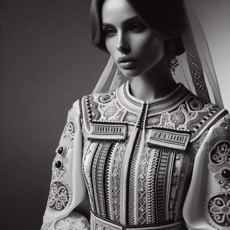 Visual representation of "fantasia" - A fashion trend in Algeria and Morocco, inspired by traditional Berber clothing, but adapted to modern taste.