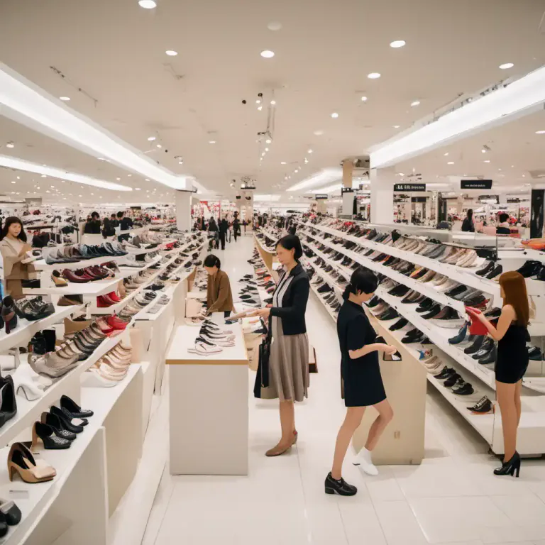 Visual representation of "department" - One of the parts or sections of a large shop, selling a specific type of goods.