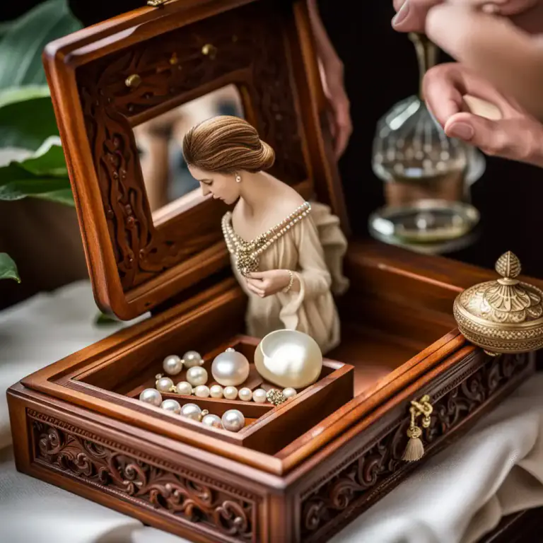 Visual representation of "casket" - A small decorative box for keeping jewellery or other valuable items