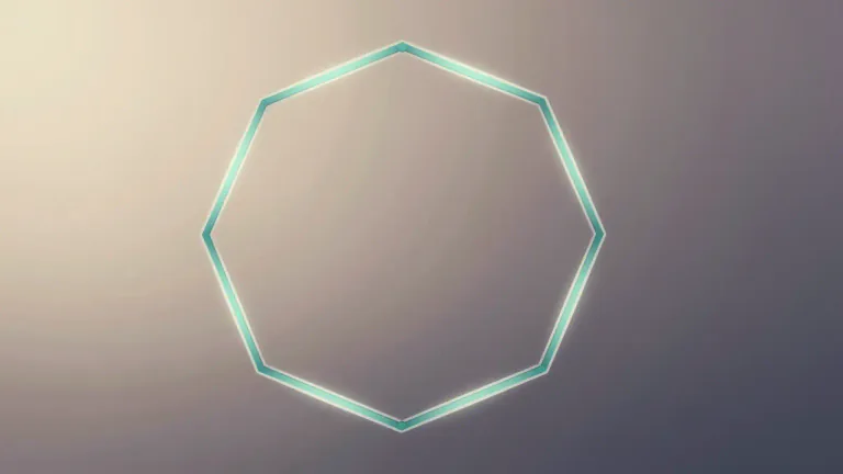 Visual representation of "hendecagon" - A shape with eleven sides and eleven angles.