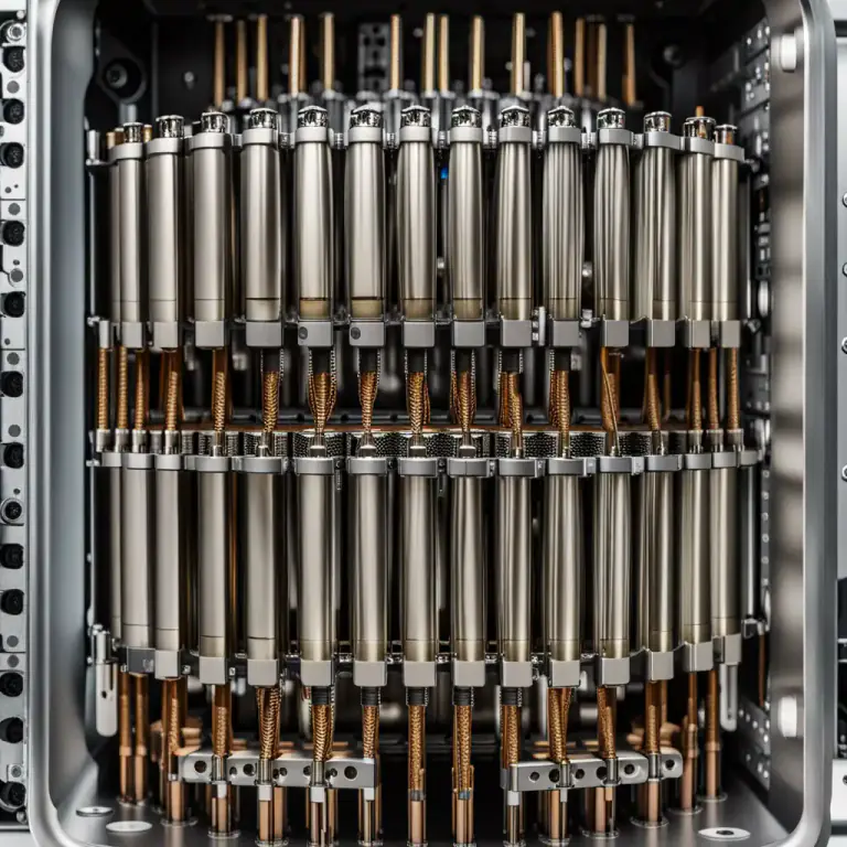 Visual representation of "spindle" - Part of a computer hard drive where data is stored