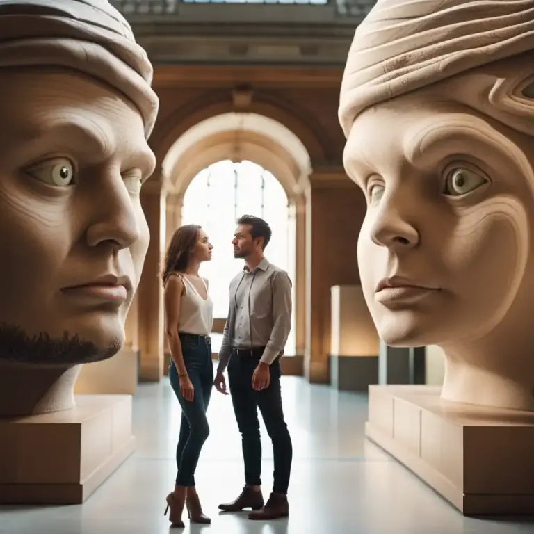 Visual representation of "look around" - To turn your head or eyes in different directions to see what is around you