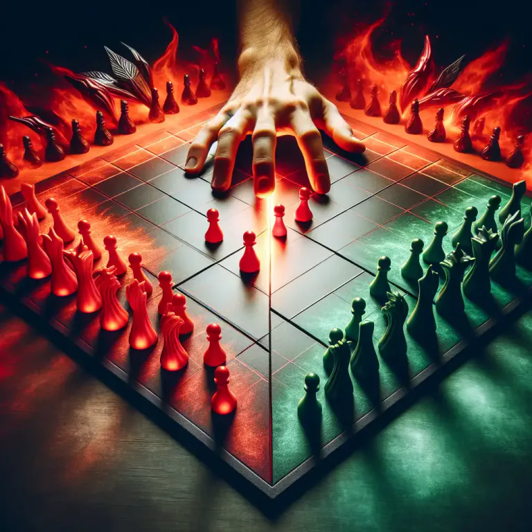 Visual representation of "colour" - In a game, to be given one of the two or more colours which distinguish different players or team.