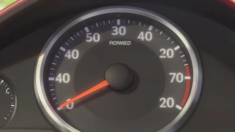 Visual representation of "tachometer" - An instrument that measures the speed of rotation in an engine