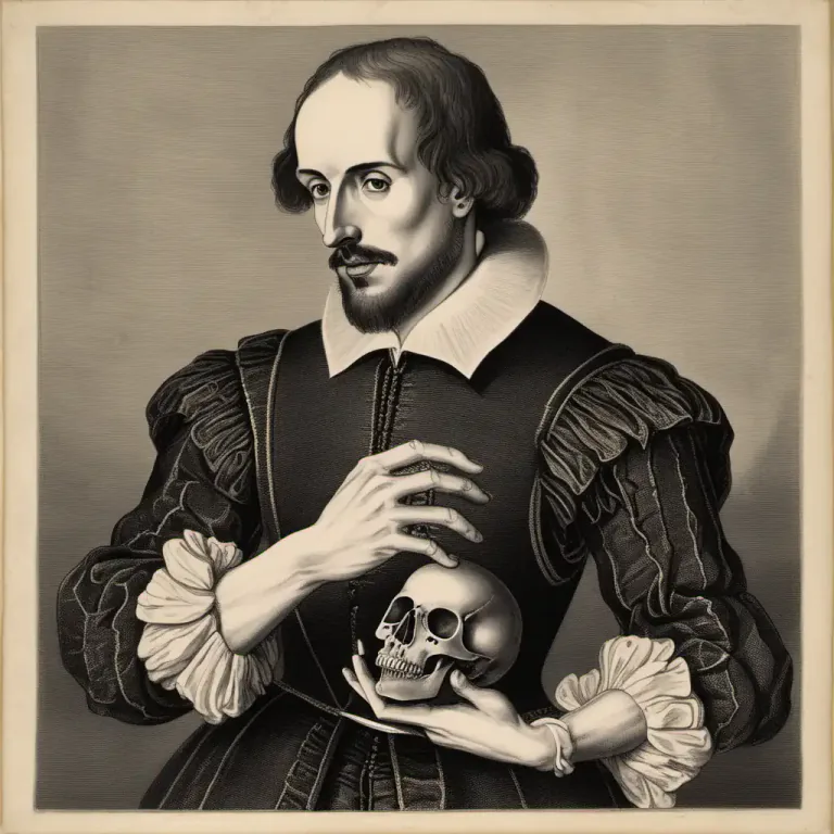Visual representation of "hamlet" - A character in a play by William Shakespeare