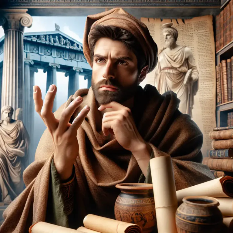 Visual representation of "sceptic" - A member of a school of philosophy who doubt or question all accepted opinions.