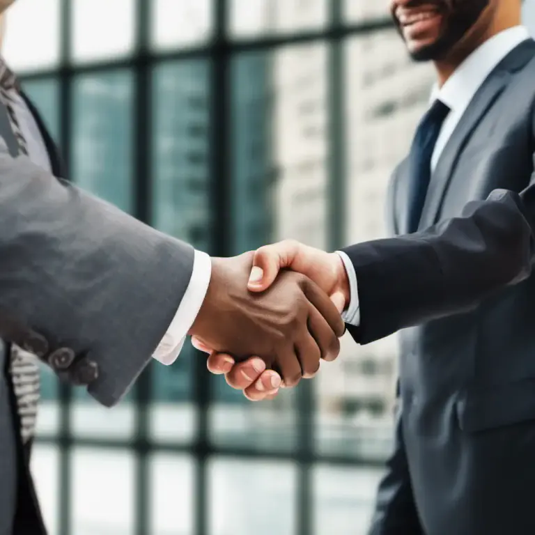 Visual representation of "connection" - A business relationship with someone
