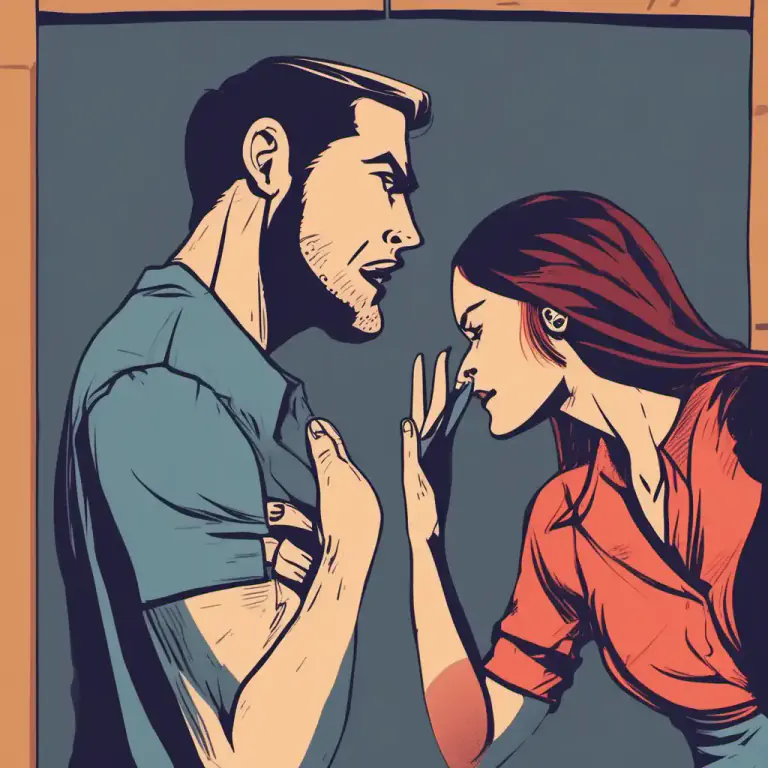 Visual representation of "hit for" - To strike someone in order to cause harm or punishment