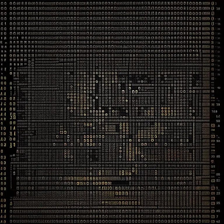 Visual representation of "crunch" - To process big amounts of data
