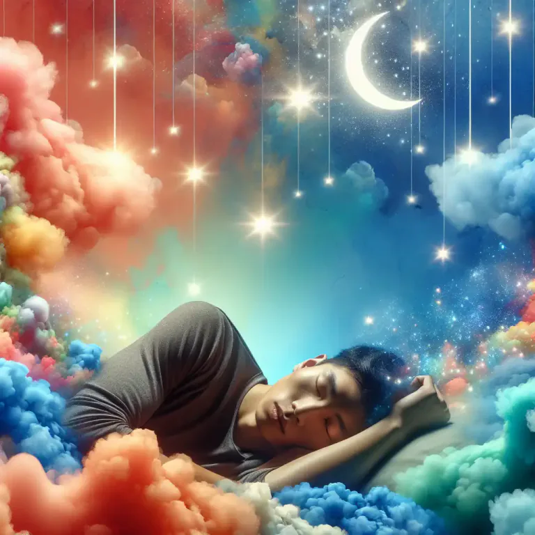 Visual representation of "in your dreams" - Used to say that something you want will not likely happen.