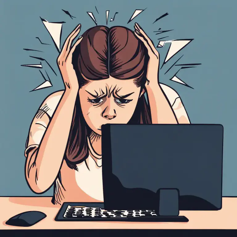 Visual representation of "oh my days" - Used to express frustration or exasperation