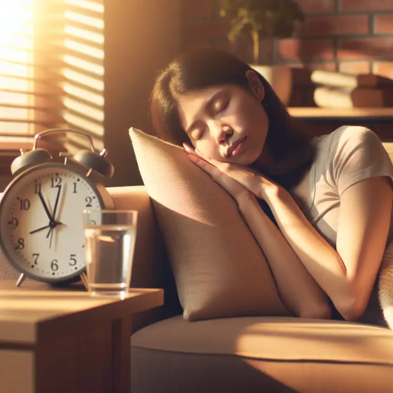 Visual representation of "refreshment" - The process of making somebody feel less tired or look younger.