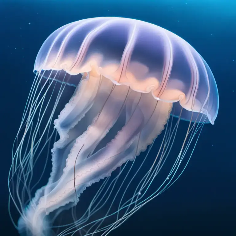 Visual representation of "velum" - A membrane or covering part in certain animals, like a jellyfish or mollusk