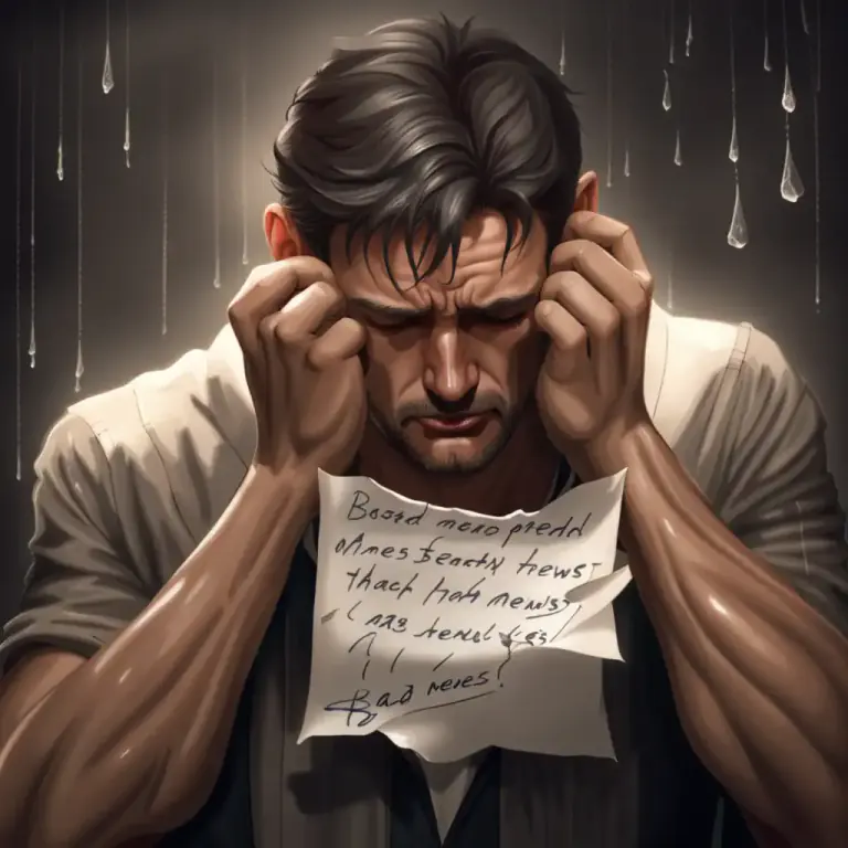 Visual representation of "choke down" - To suppress or hold back an emotion