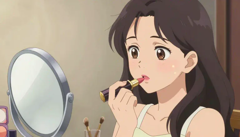 Visual representation of "cosmetic" - Related to making someone or something look more attractive.