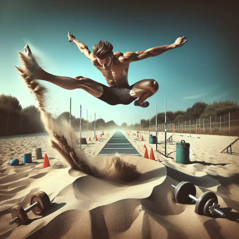 Visual representation of "sandpit" - A designated area for physical training or physical activities