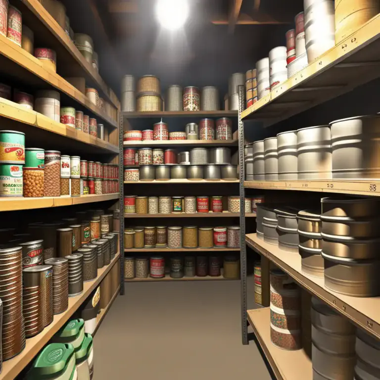 Visual representation of "store" - A large amount of something that is kept for future use