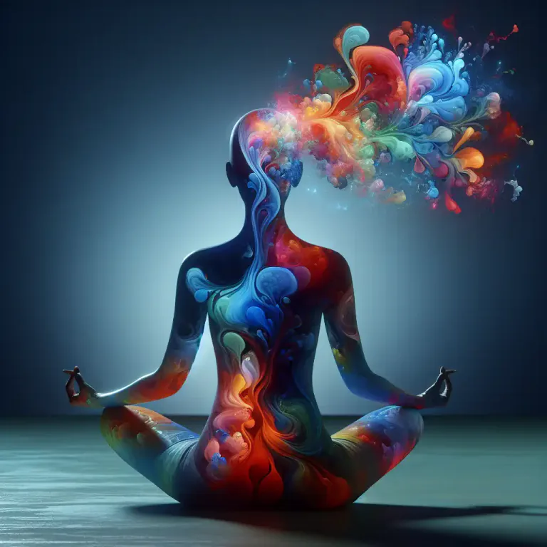 Visual representation of "reflexive" - In psychology, it refers to the process of exploring, and understanding your own ideas and emotions.