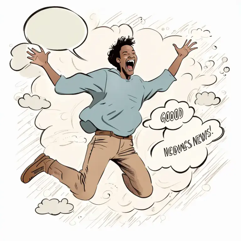 Visual representation of "be bursting to do something" - To be extremely eager or impatient to do something